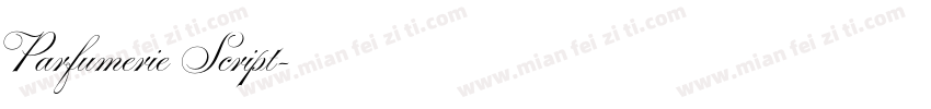 Parfumerie Script字体转换